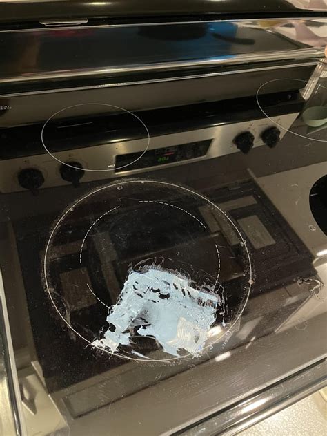 how to remove melted plastic from gas stove burner